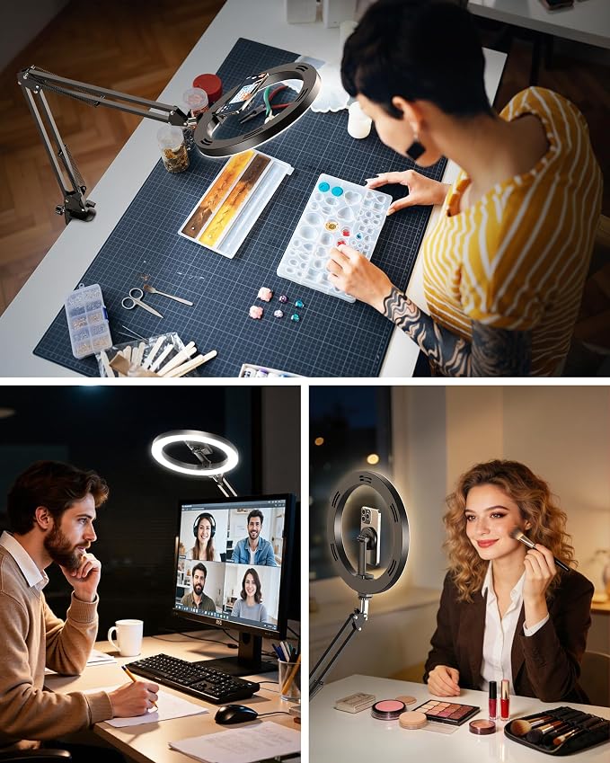 Magnetic Ring Light Overhead Camera Phone Mount - Image 6