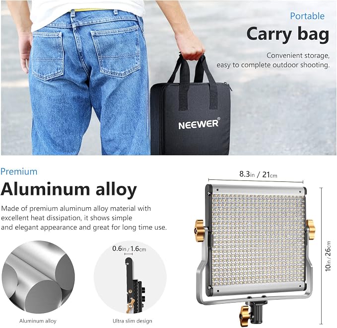 Neewer Dimmable Bi-Color LED - Image 6