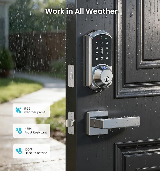 Veise VE07-L Fingerprint App Control Smart Locks - Image 11