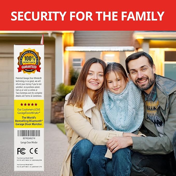 Garage Door Minder® 2 Door + 2 Room Combo Pack. 100% Wireless. No Wi-Fi. - Image 6