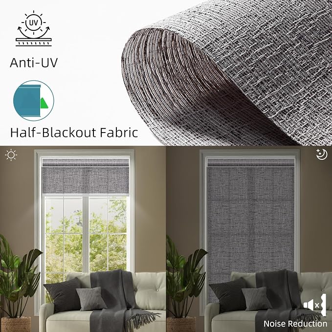 SmartWings Motorized Light Filtering Shades, Work - Image 5
