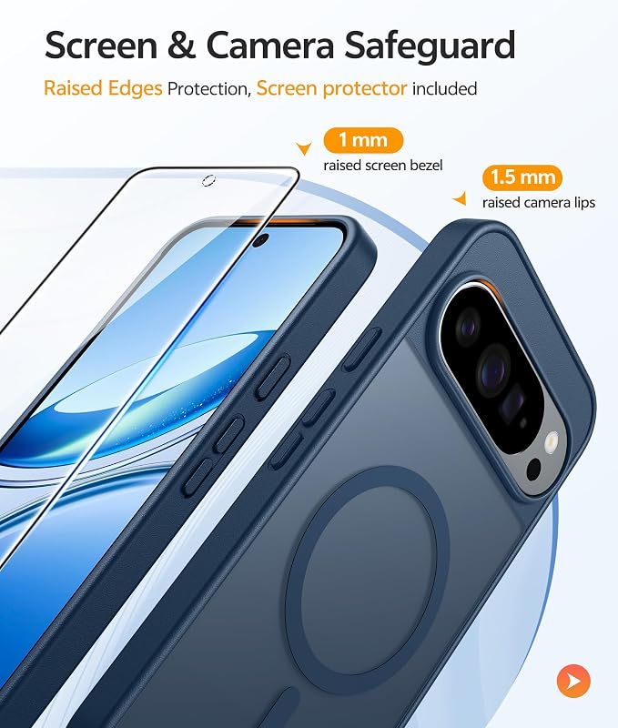 FNTCASE for Google Pixel 10 Pro Case: for Pixel 10 Case Translucent Matte Cases - Image 4