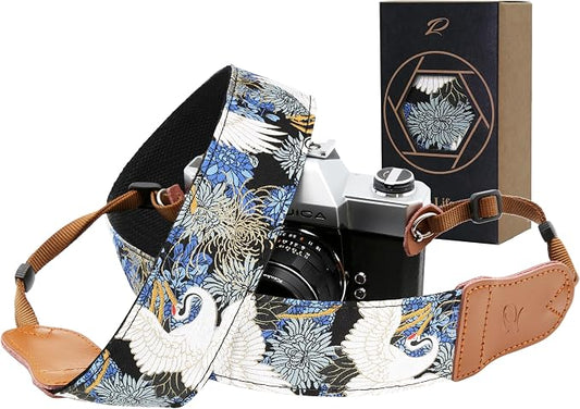 Padwa Lifestyle Blue Crane Camera Strap by PadwaLifestyleCameraStrap
