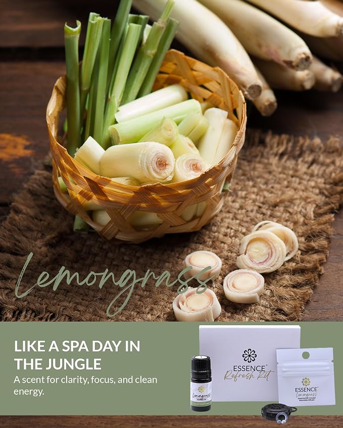 Essence Wearable Aromatherapy Nasal Diffuser – Lemongrass Essential Oil Nose - Image 3
