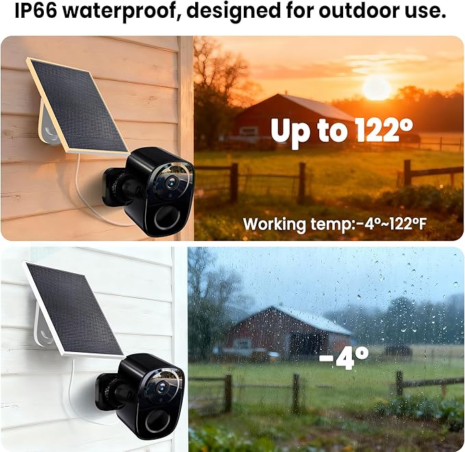 realhide 2026 Upgraded 2K Wireless Outdoor Security Cameras - Image 6