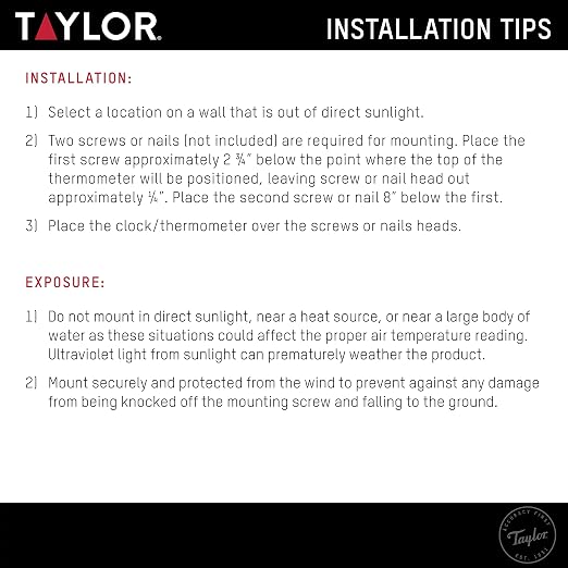 Taylor Digital Wireless Indoor Comfort Level Thermometer and Hygrometer - Image 8