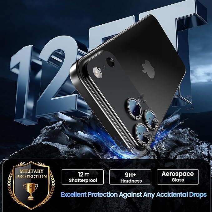 CACOE Camera Lens Protector for iPhone 17 Pro Max - Image 4