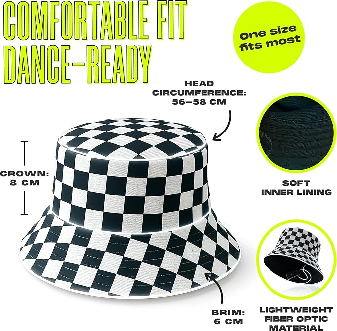 GloFX Bucket Hat – LED Light Up Rave Hat - Image 2