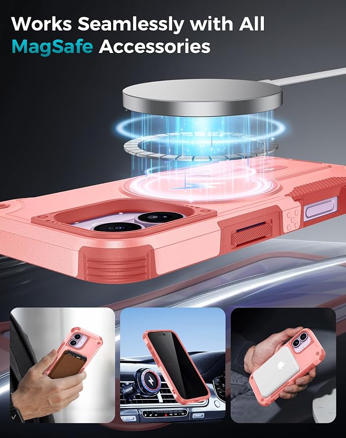 Goton for iPhone 17 Case with Privacy Tempered Glass Screen Protector & Camera - Image 6