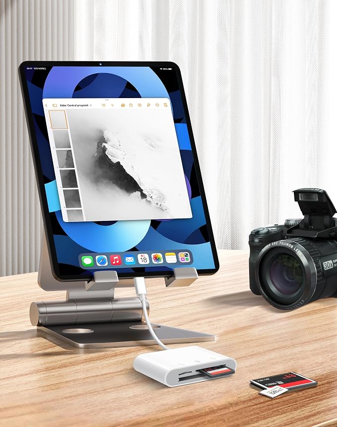 USB C SD Card Reader for 15/iPad/MacBook/iMac, xdgeLoad 3 Slots Type C Reader - Image 4