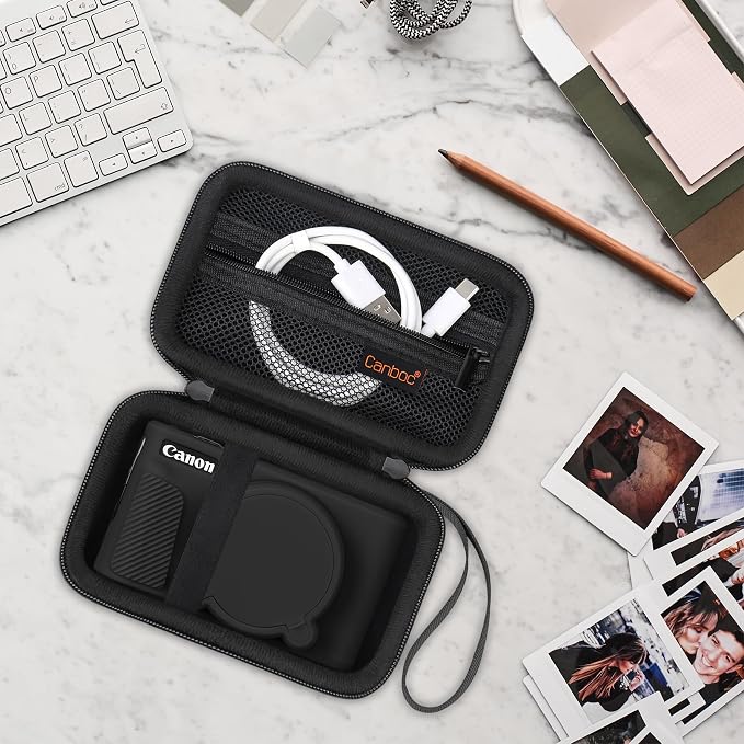 Canboc Case for Canon PowerShot SX740/SX730, Hard Carrying Case + Soft Silicone - Image 8