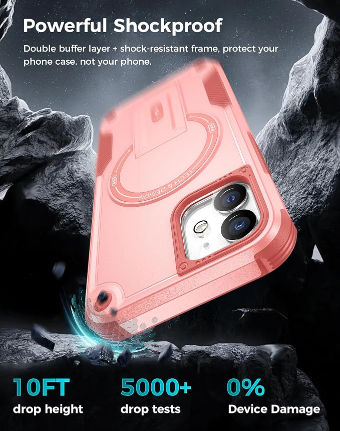 Goton for iPhone 12 Case with Privacy Tempered Glass Screen Protector & Camera - Image 4