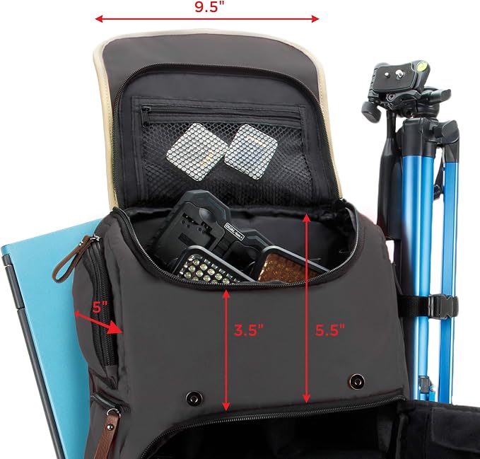 GOgroove Camera Backpack Bag Professional - Image 6