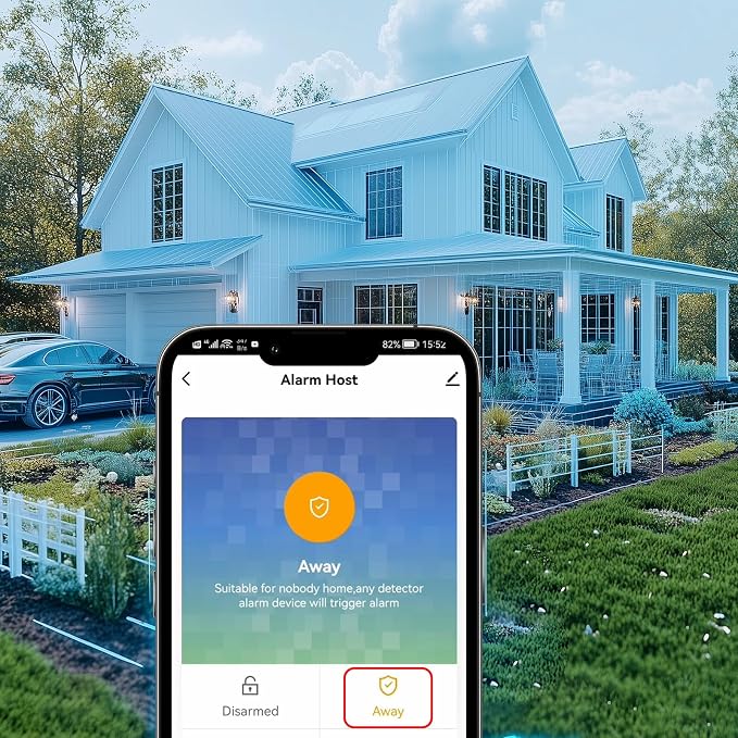 PGST Home Security Systems for House, Wireless Home Security Alarm System - Image 8