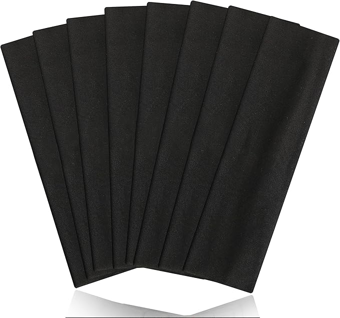 8PCS Summer-Exclusive Non Slip Sports Elastic Soft Running Fashion Headbands by VANRUIDFashionSportHeadbands