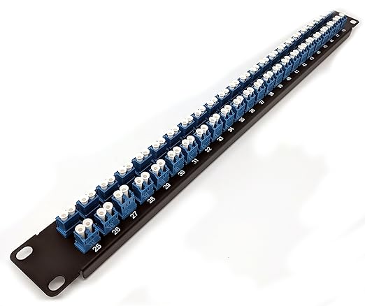 Ultra Spec Cables 1U 48port High Density Patch Panel, Loaded by UltraSpecCables