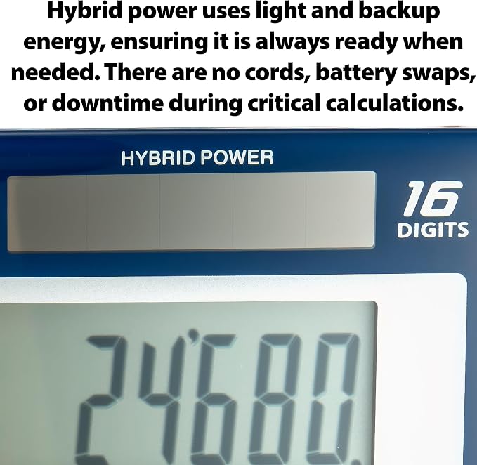 Victor 6700 Large Desktop Calculator, 16-Digit LCD - Image 5