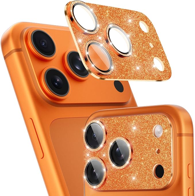 imluckies Compatible with iPhone 17 Pro Camera Lens Protector Bling, Ultra HD by imluckies