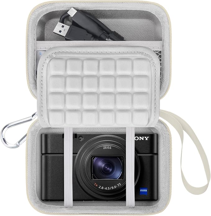 Lacdo Camera Carrying Case for Sony RX100 VII/ RX100 VI/ RX100 V/ RX100 IV/ by Lacdo
