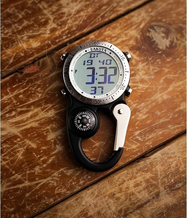 Dakota Digital Backpacker Clip, Fob and Pocket Watch, Timer and Dual Time - Image 3