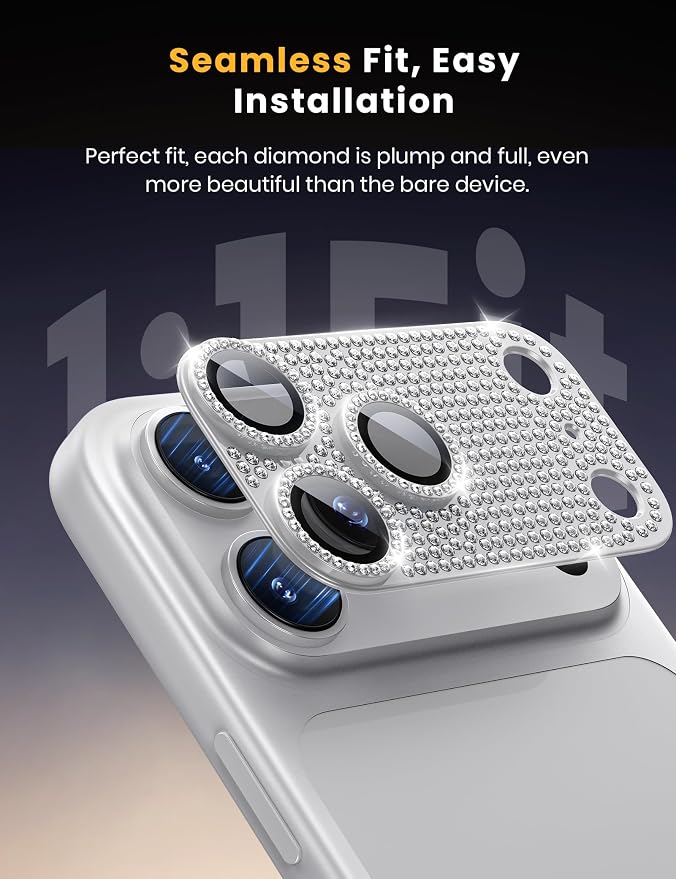 Hoerrye Bling Diamond Camera Lens Protector - Image 4