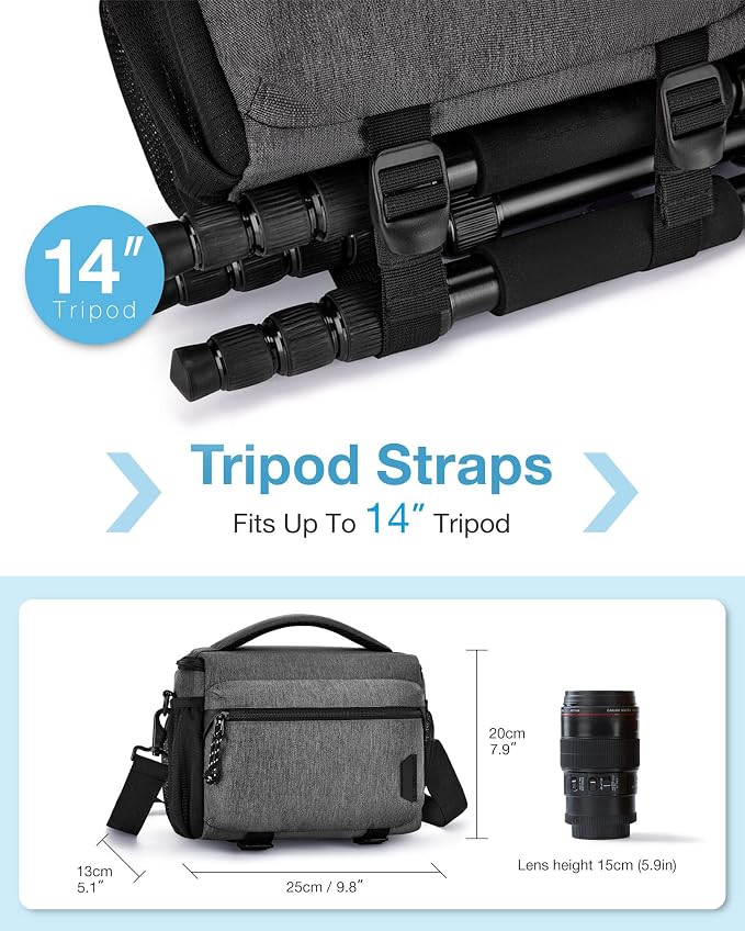BAGSMART Small Camera Sling Bag - Image 4