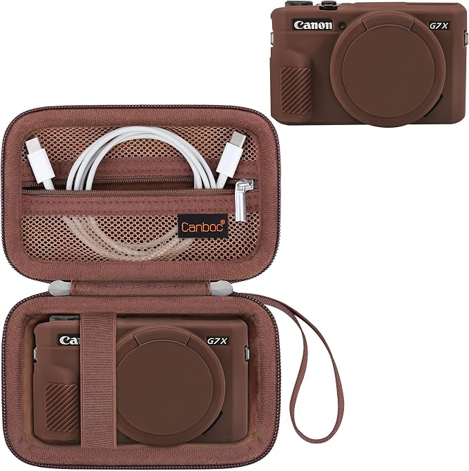 Canboc Camera Case for Canon PowerShot G7 X Mark II Digital Camera, Hard by Canboc