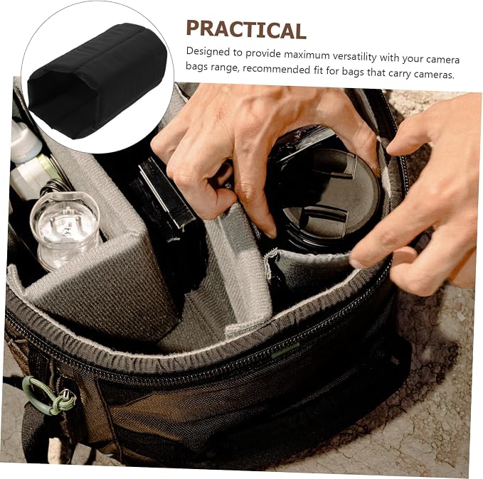 Homoyoyo 6 Pcs Camera Bag Divider Camera Bag Insert Partition Divider Separator - Image 3