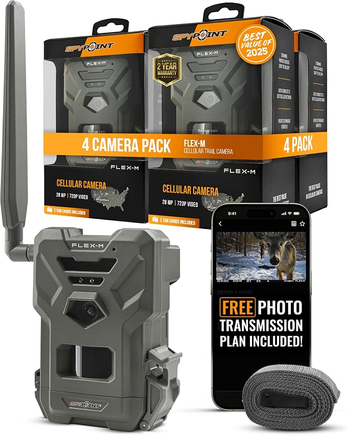 SPYPOINT Flex-M Cellular Trail Camera by SPYPOINT%E2%80%93ReliableScoutingSuccessfulHunting
