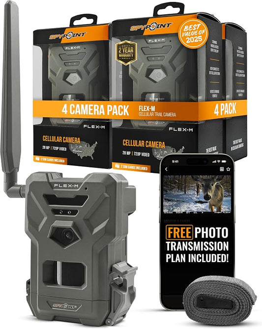 SPYPOINT Flex-M Cellular Trail Camera by SPYPOINT%E2%80%93ReliableScoutingSuccessfulHunting