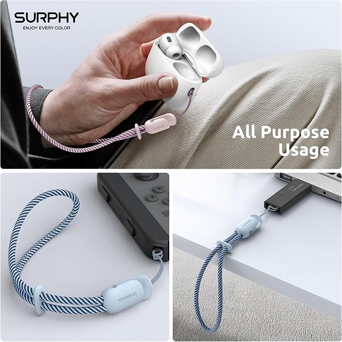 SURPHY 2 Pack Phone Lanyard for Cellphone Case, Phone Wrist Strap for Case - Image 6