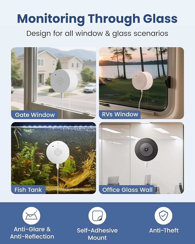 2K Window Camera, WiFi 6 Indoor Camera - Image 4