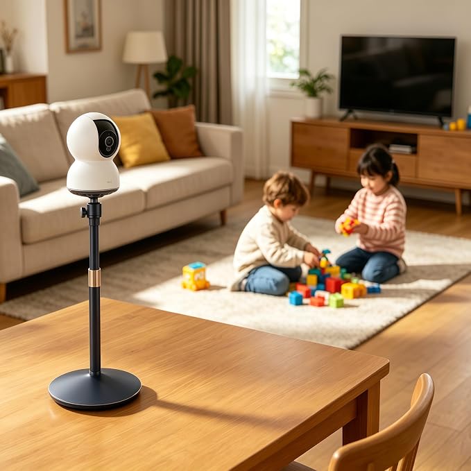 Black Adjustable CCTV Camera Mount Stand - Image 7