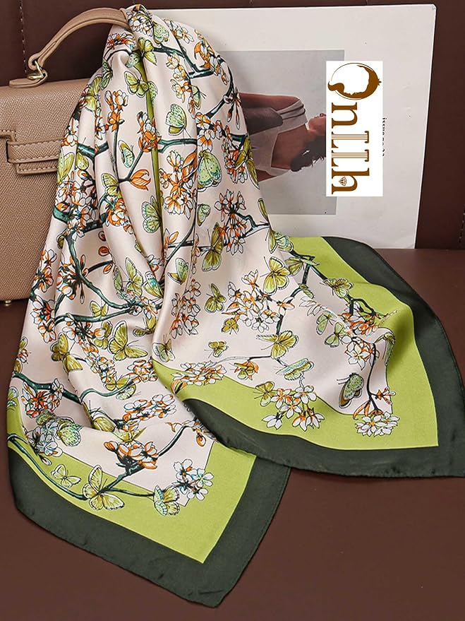 Silky Scarf for Women Lightweight Satin Bandanas Neck Hair Wrap For Sleeping - Image 6