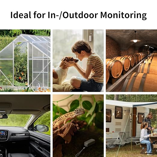 SwitchBot IP65 Indoor Outdoor Hygrometer Thermometer Wireless, 394ft Bluetooth - Image 7