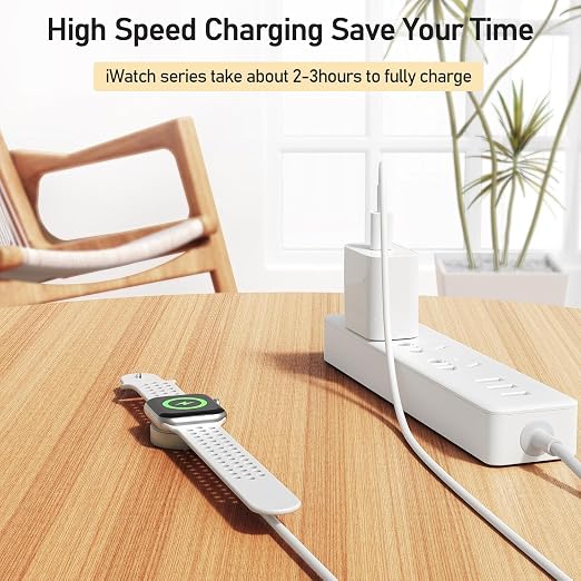 Upgraded Apple Watch Charger, Portable Fast Wireless Magnetic iWatch Charging - Image 2
