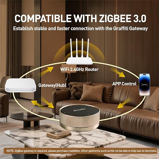 Zigbee Switch, Zigbee Button, Wireless Smart Button, Supports to Create Smart - Image 3