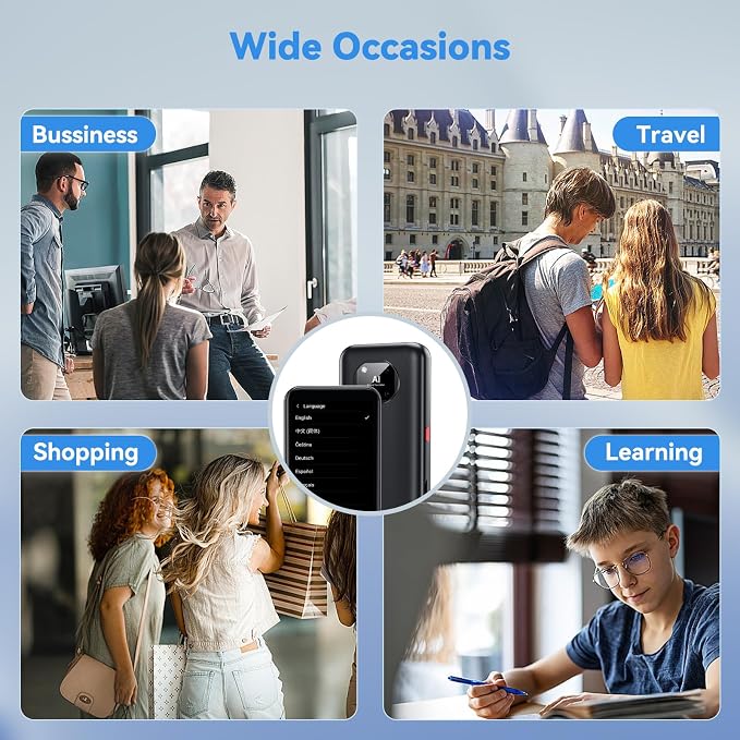 AI Language Translator Device, 2026 Upgraded ChatGPT Two Way Real time - Image 9
