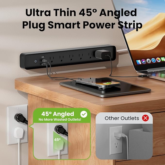 GHome Smart Power Strip 15A, 2.4G WiFi Smart Plugs That Work - Image 7