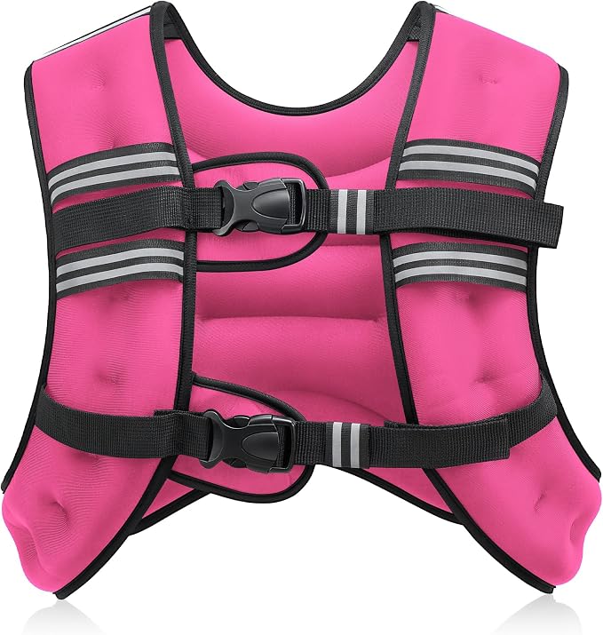 ZELUS Weighted Vest, 6lb/8lb/12lb/16lb/20lb/25lb/30lb Weight Vest by ZELUS