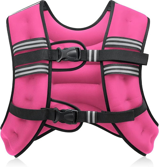 ZELUS Weighted Vest, 6lb/8lb/12lb/16lb/20lb/25lb/30lb Weight Vest by ZELUS