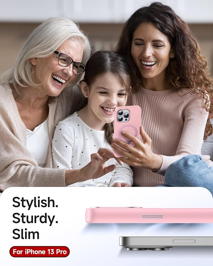 LeYi for iPhone-13-Pro Case Pink: - Image 2
