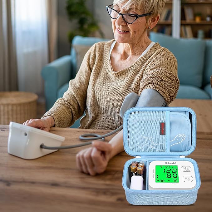 Elonbo Carrying Case for iHealth Track Smart Upper Arm Blood Pressure Monitor - Image 7