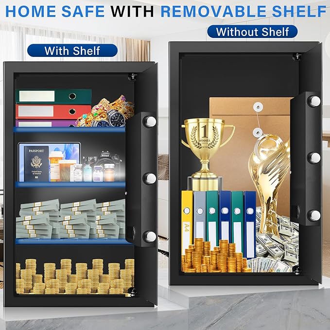 23.62 inches Tall Safe Box, 4.4 Cuft Home Safe - Image 4