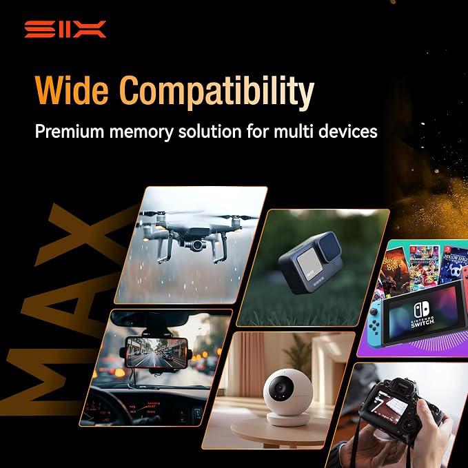SIX M200 256GB Micro SD Card Read Up to 190MB/s - Image 6