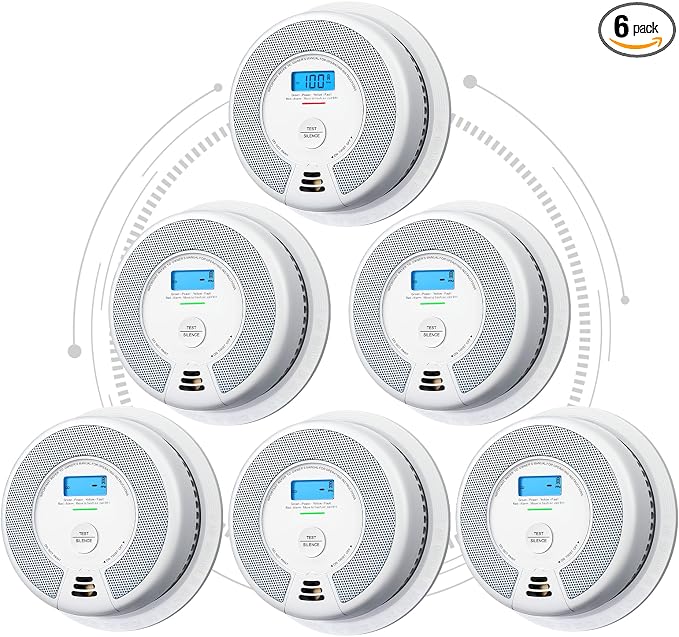 X-Sense Interconnected Smoke and Carbon Monoxide Detector 10-Year Battery by X-Sense