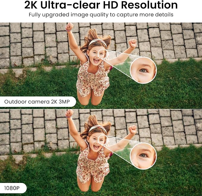 AOQEE 2K Cameras for Home Security-Outdoor/Indoor Camera for - Image 3