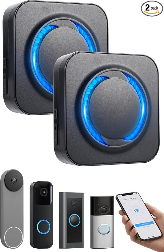Smart Wireless Doorbell Chime for Ring, Google Nest by Unknown