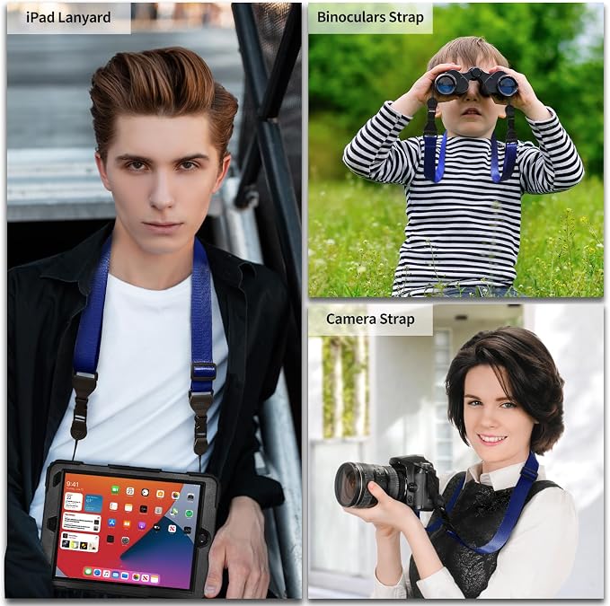 FIEIL 5 Pack Nylon iPad Strap, Adjustable Camera Neck Strap, Comfortable - Image 3