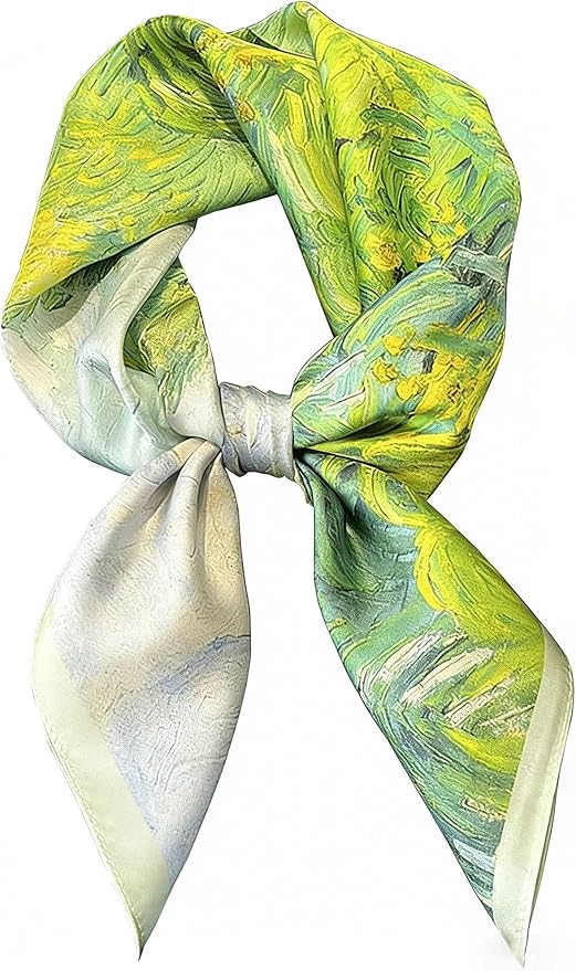 Silky Scarf for Women Lightweight Satin Bandanas Neck Hair Wrap For Sleeping by OnllhNiceScarfForWomen